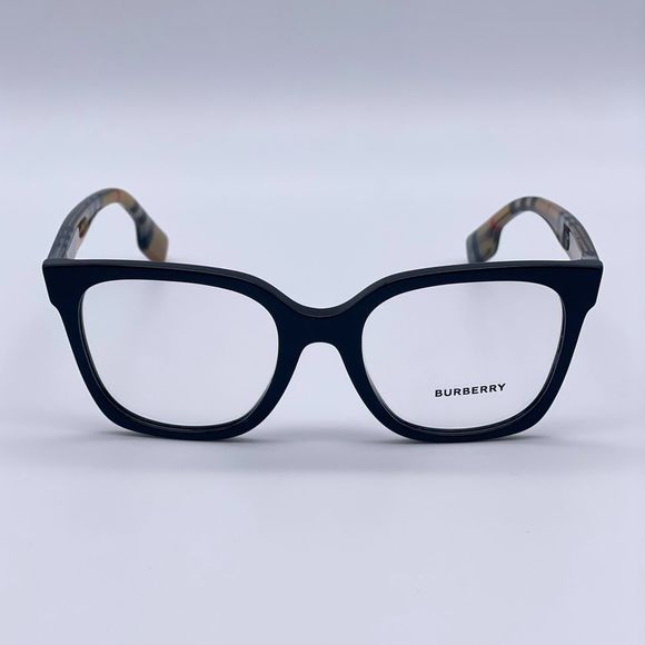 BRAND NEW BURBERRY EVELYN BE2347 3942 Black/Demo Lens Women Eyeglasses - Picture 1 of 12